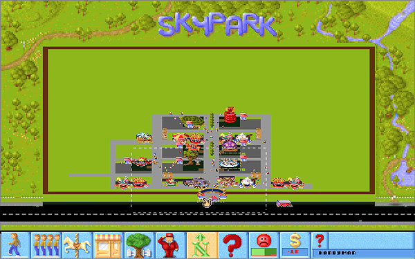 Carte theme park