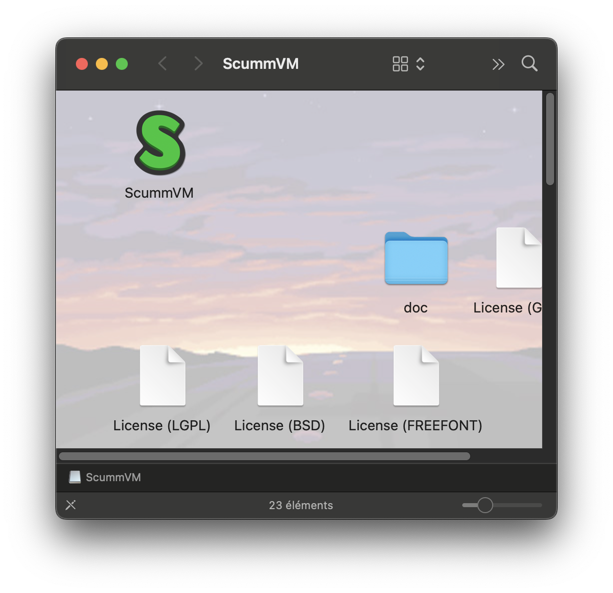 image disque de scummvm 2.8