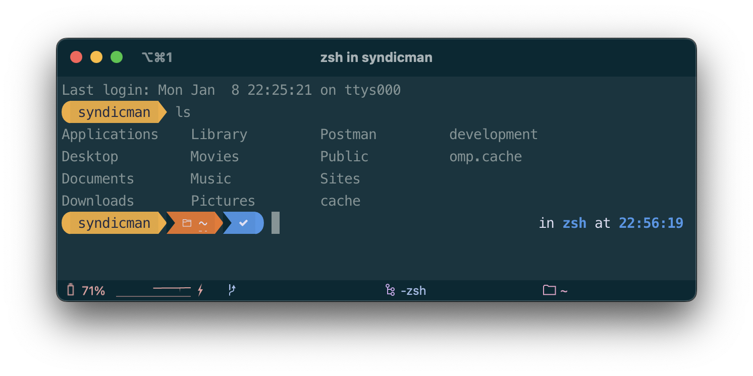 terminal commande ls