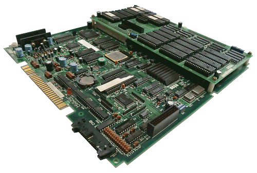 Photo d'une carte mère de System 32