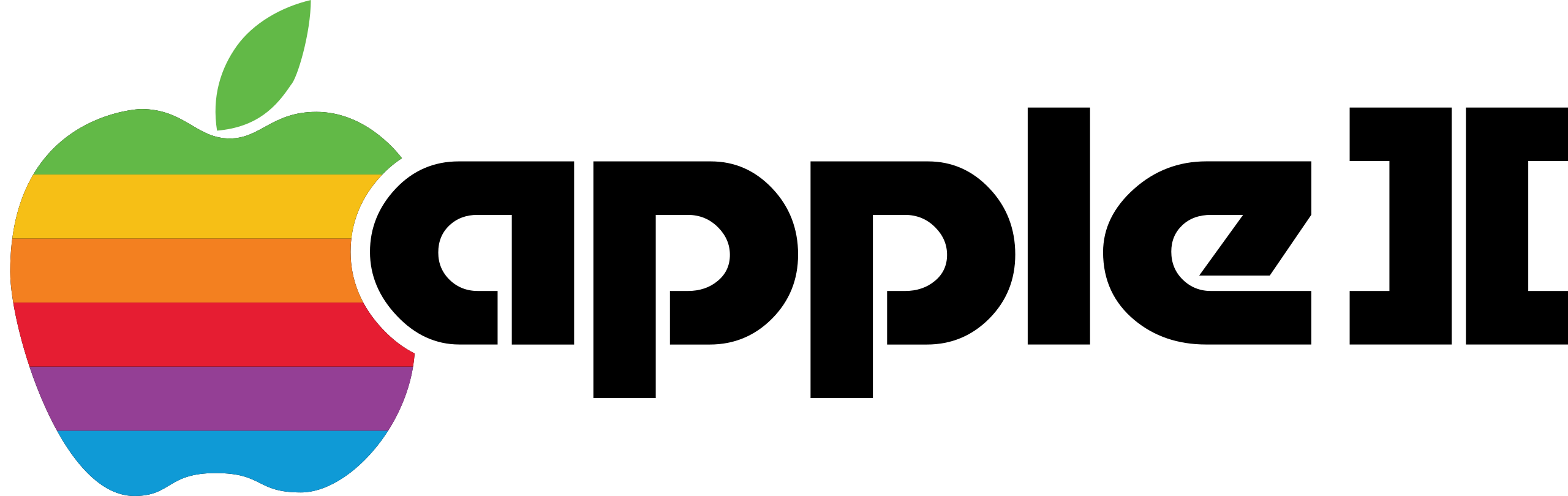 Le logo de l'Apple II