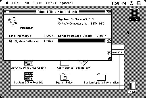 Screenshot de Mini vMac