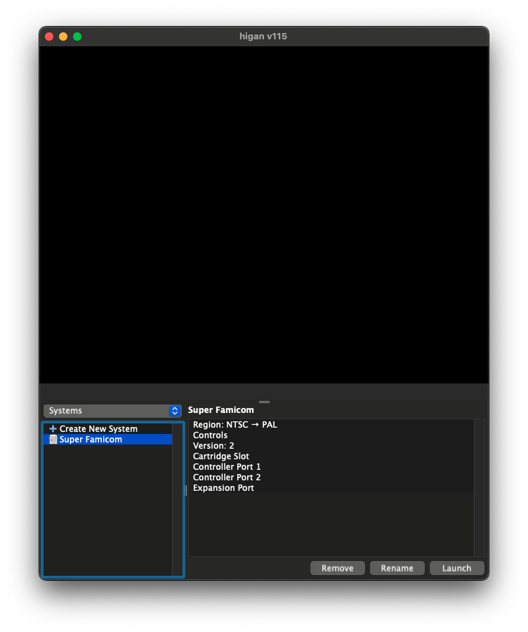 Screenshot d'higan