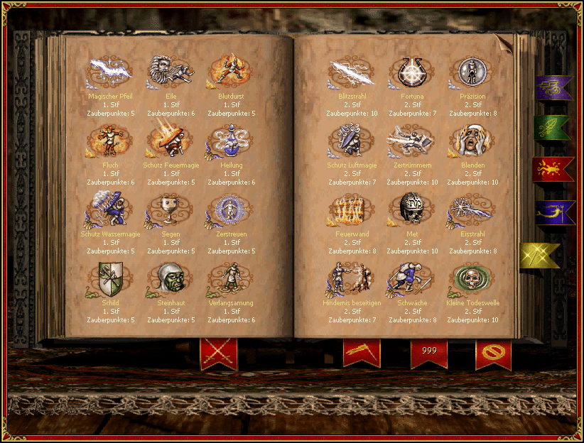 Livre de sorts dans VCMI (Heroes of Might & Magic 3)