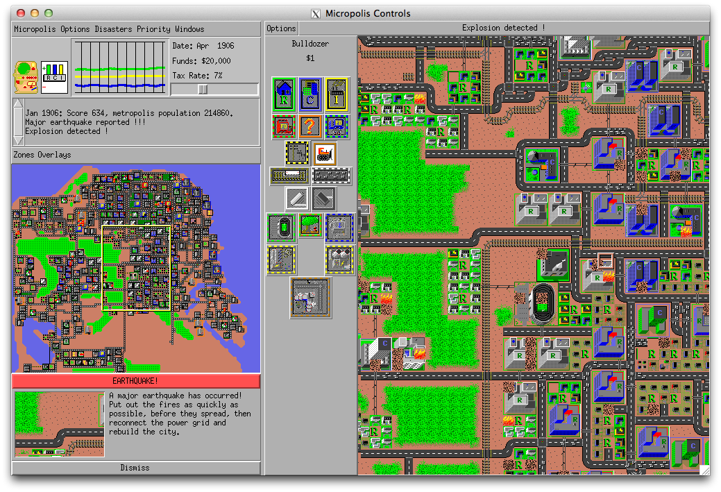 Screenshot de Micropolis