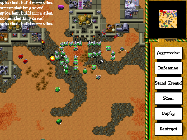 Screenshot de Dune Legacy