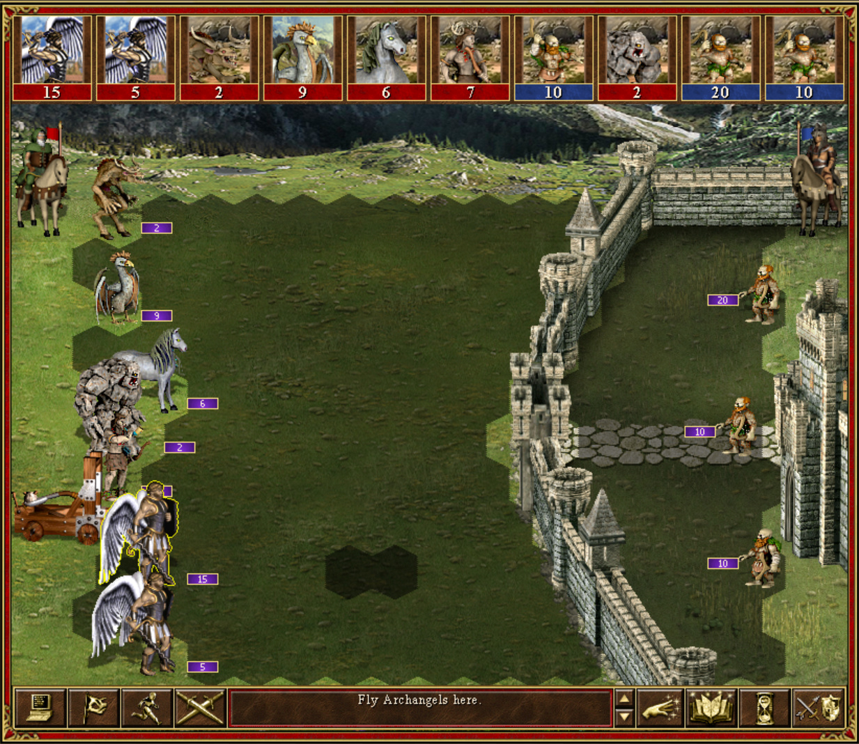 Siège dans VCMI (Heroes of Might & Magic 3)