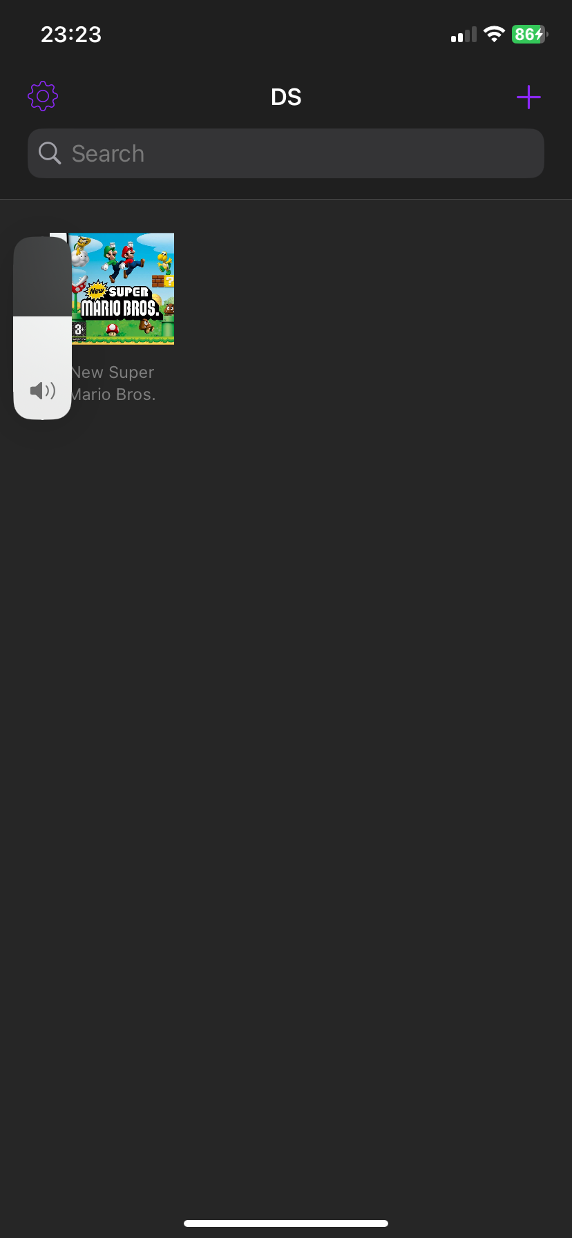 Liste des jeux dans Delta